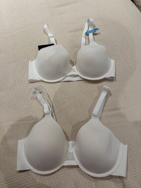 Bali White Smooth T-Shirt Bras - Pack of 2(Never worn)